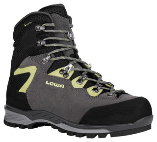 Lowa Wander-Trekkingschuhe Lavena Evo GTX (Veloursleder, wasserdicht) anthrazitgrau/mint Damen